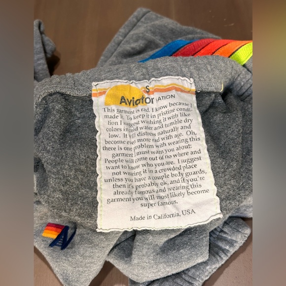 💫 Aviator Nation sweatpants joggers Small - Picture 4 of 7